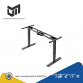 Dual motor height adjustable office desk with telescoping width